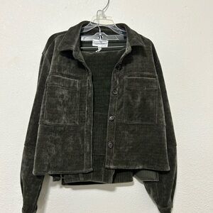 NWT Dear John GINA CROPPED JACKET Lg & NWOT Audrey Wide-leg Pants Corduroy Sz 30